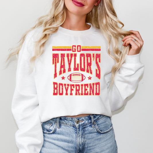 Go Taylor's Boyfriend Football | Sweatshirt
