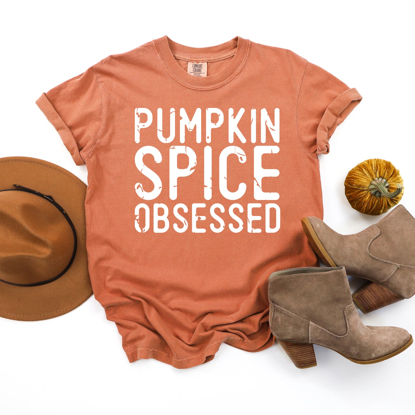 Pumpkin Spice Obsessed | Garment Dyed Tee