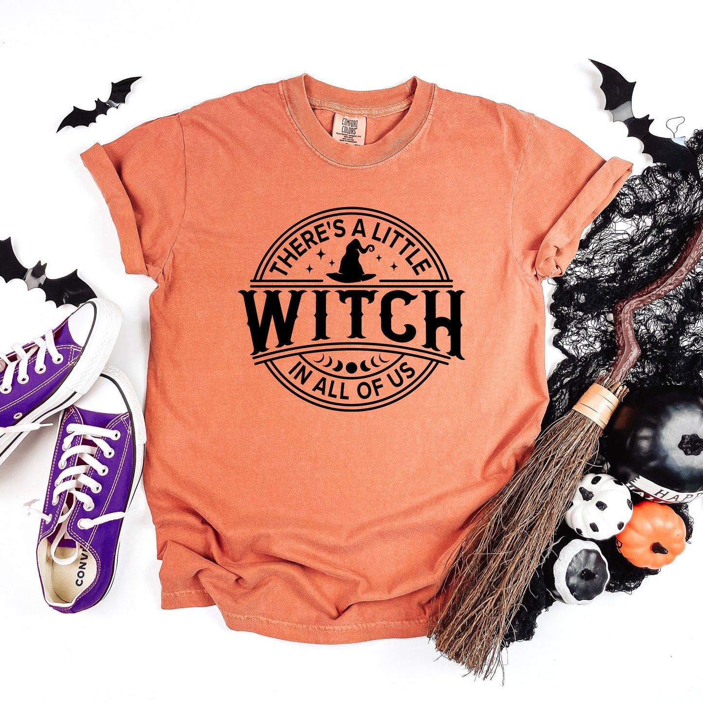 A Little Witch In All Of Us | Garment Dyed Tee