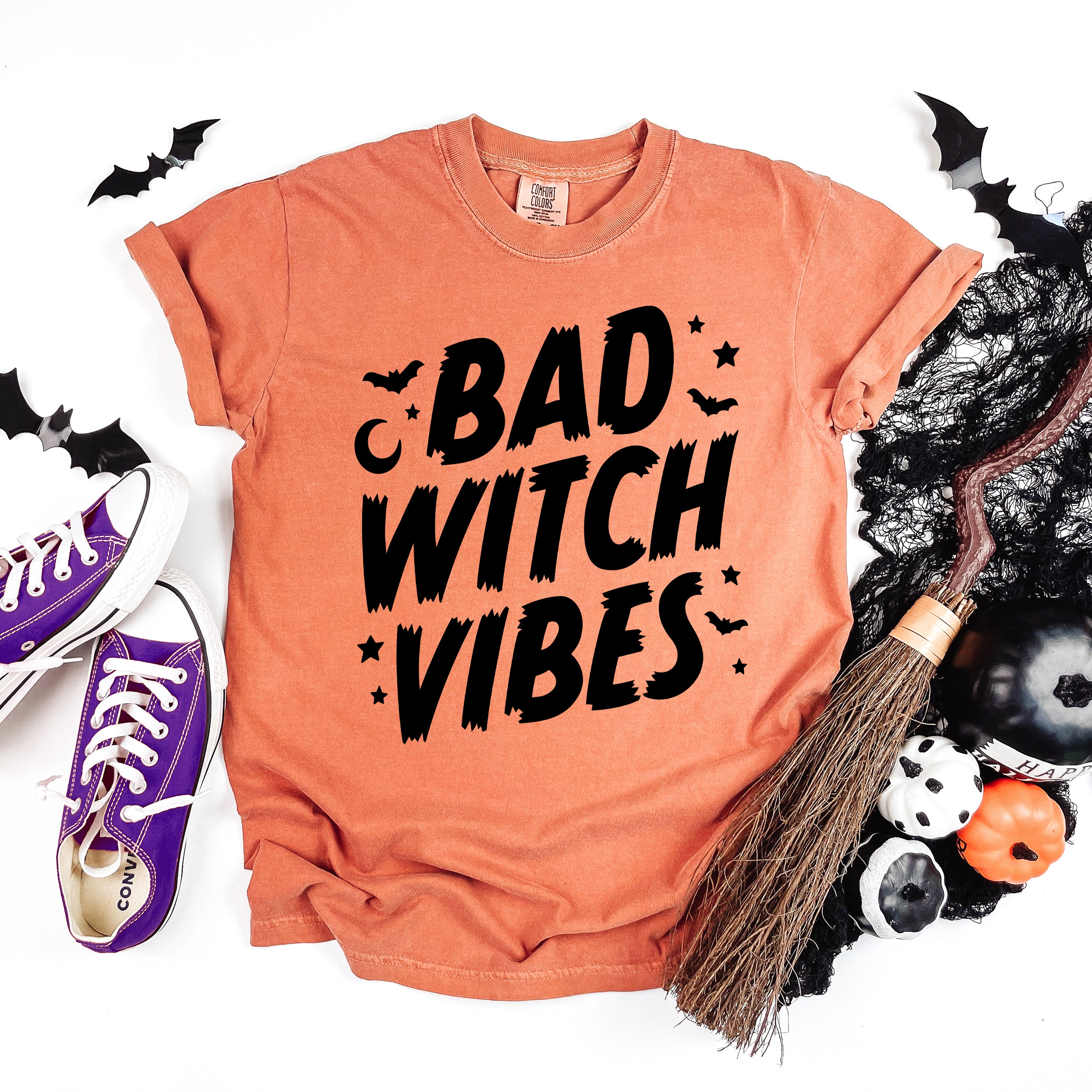Bad Witch Vibes Moon | Garment Dyed Tee