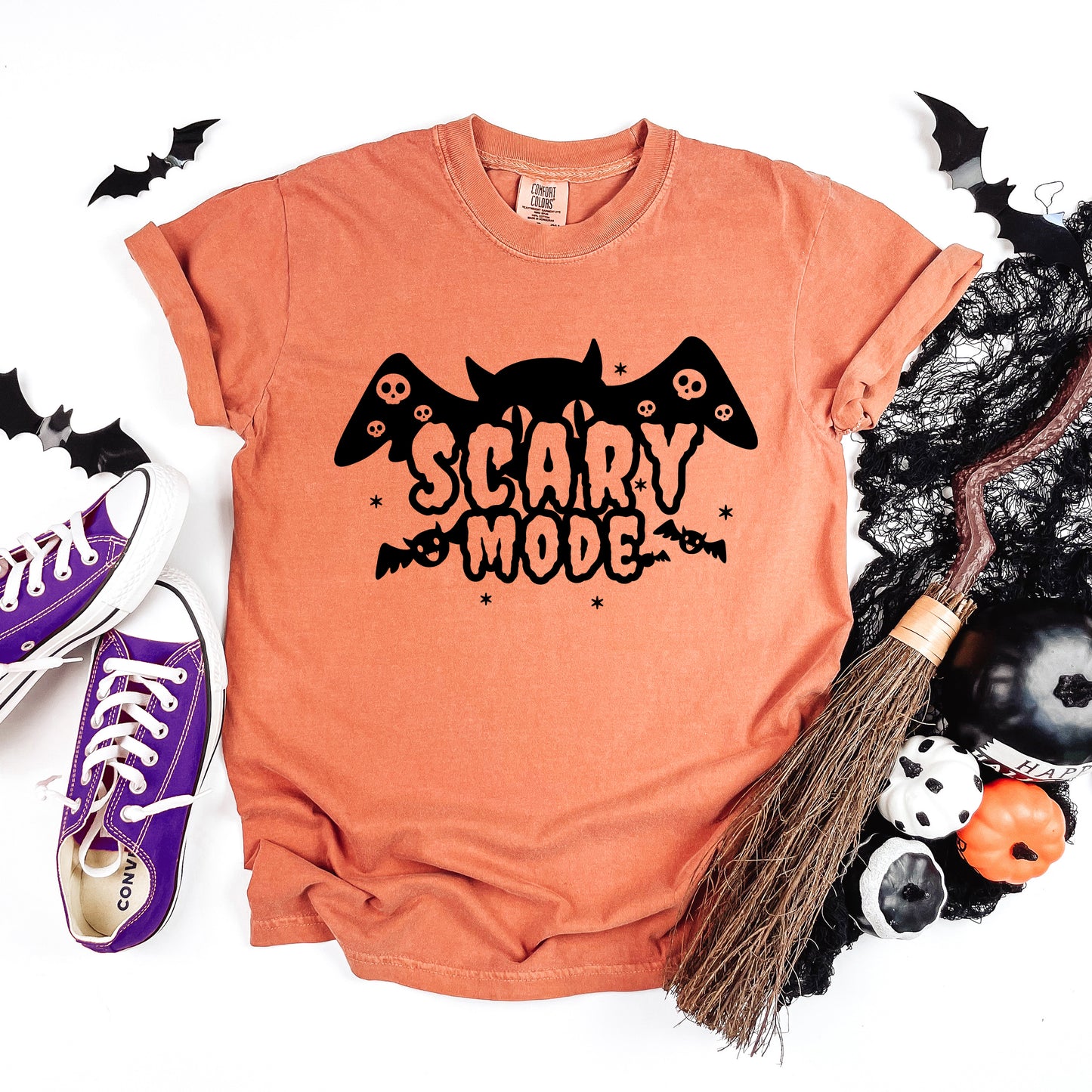 Scary Mode Bat | Garment Dyed Tee