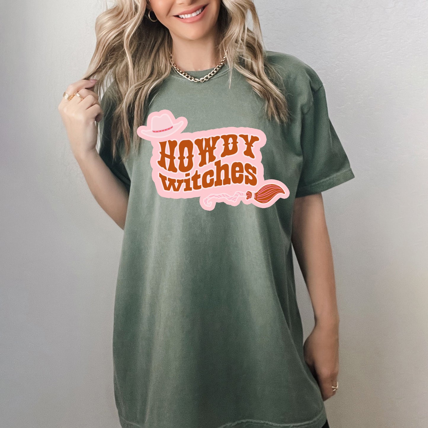 Howdy Witches | Garment Dyed Short Sleeve Tee