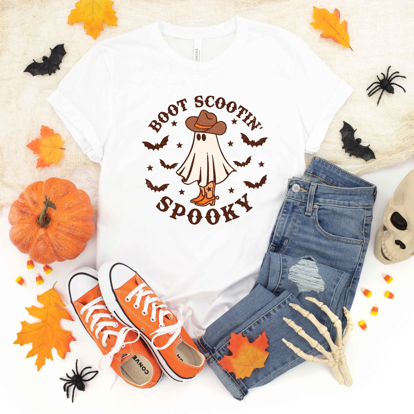 Boot Scootin' Spooky | Short Sleeve Crew Neck