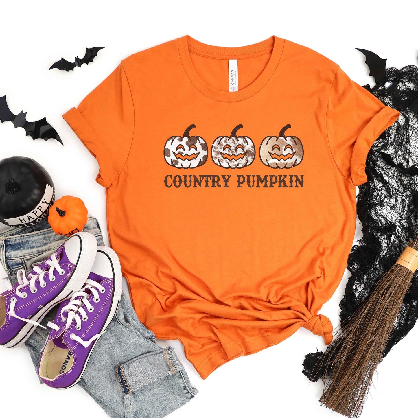 Country Pumpkin | Short Sleeve Crew Neck