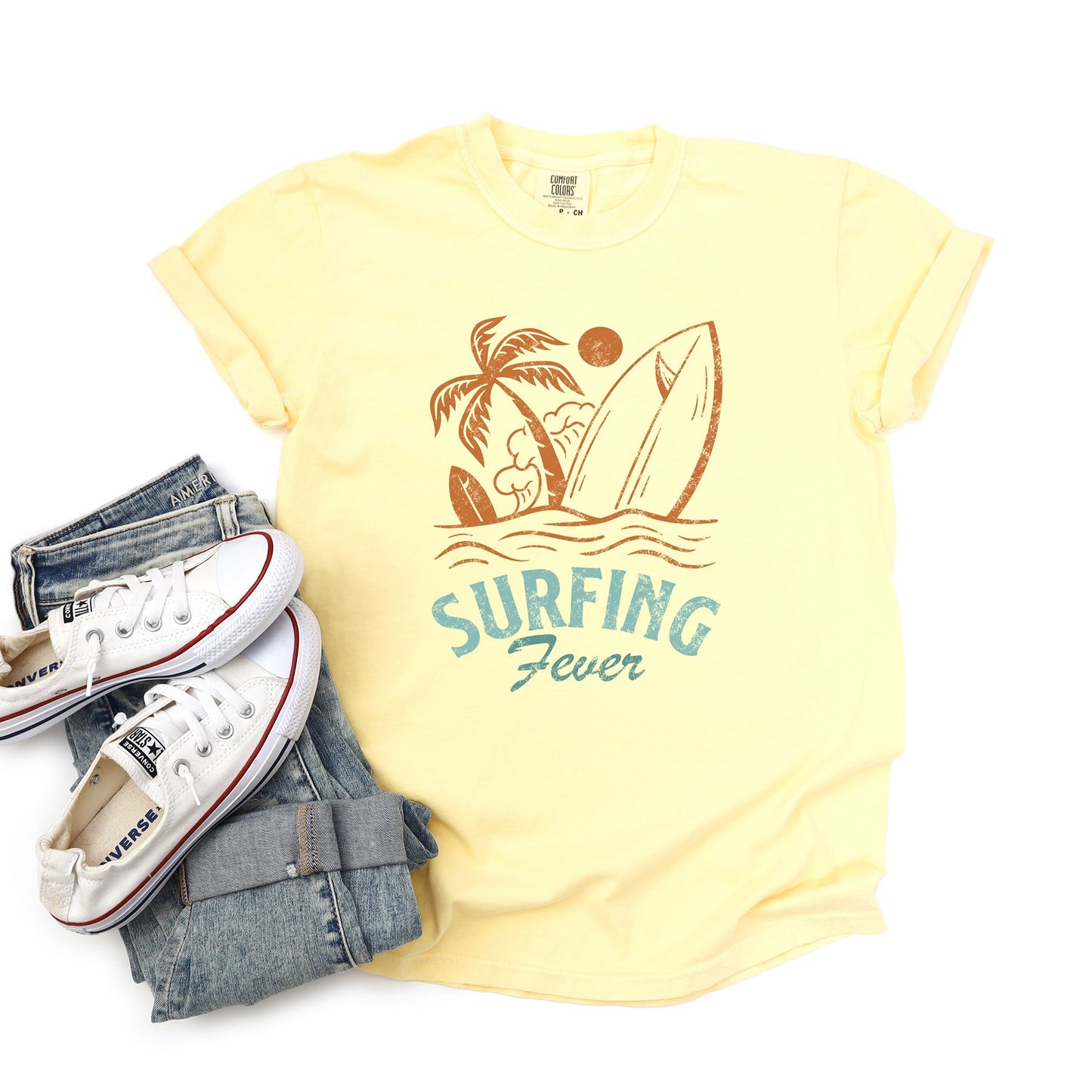 Surfing Fever | Garment Dyed Short Sleeve Tee