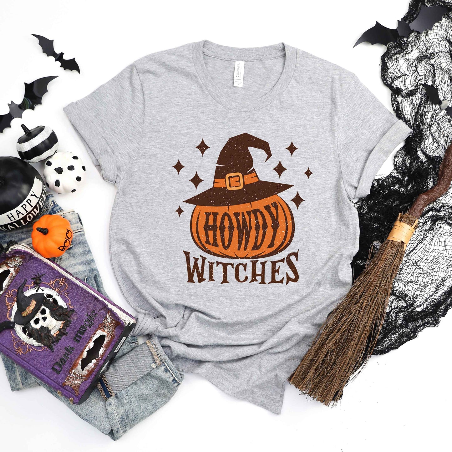 Howdy Witches Stars | Short Sleeve Crew Neck