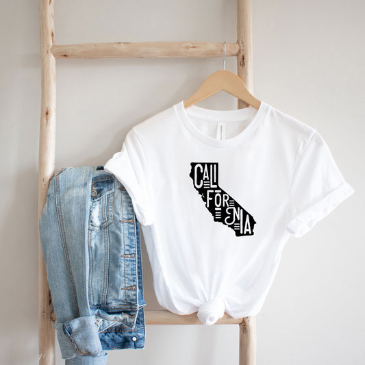 California Typography | Short Sleeve Graphic Tee