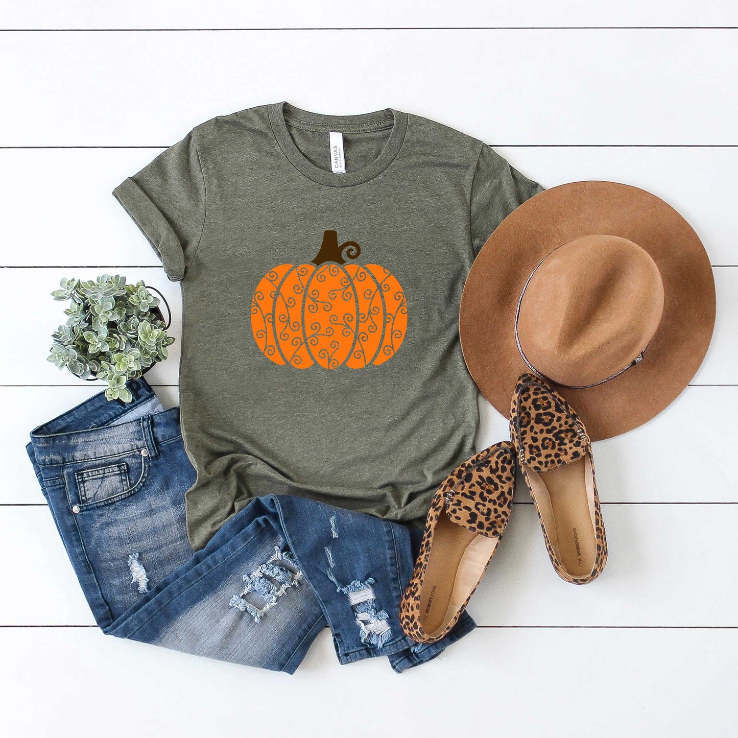 Pumpkin Swirl | Short Sleeve Graphic Tee