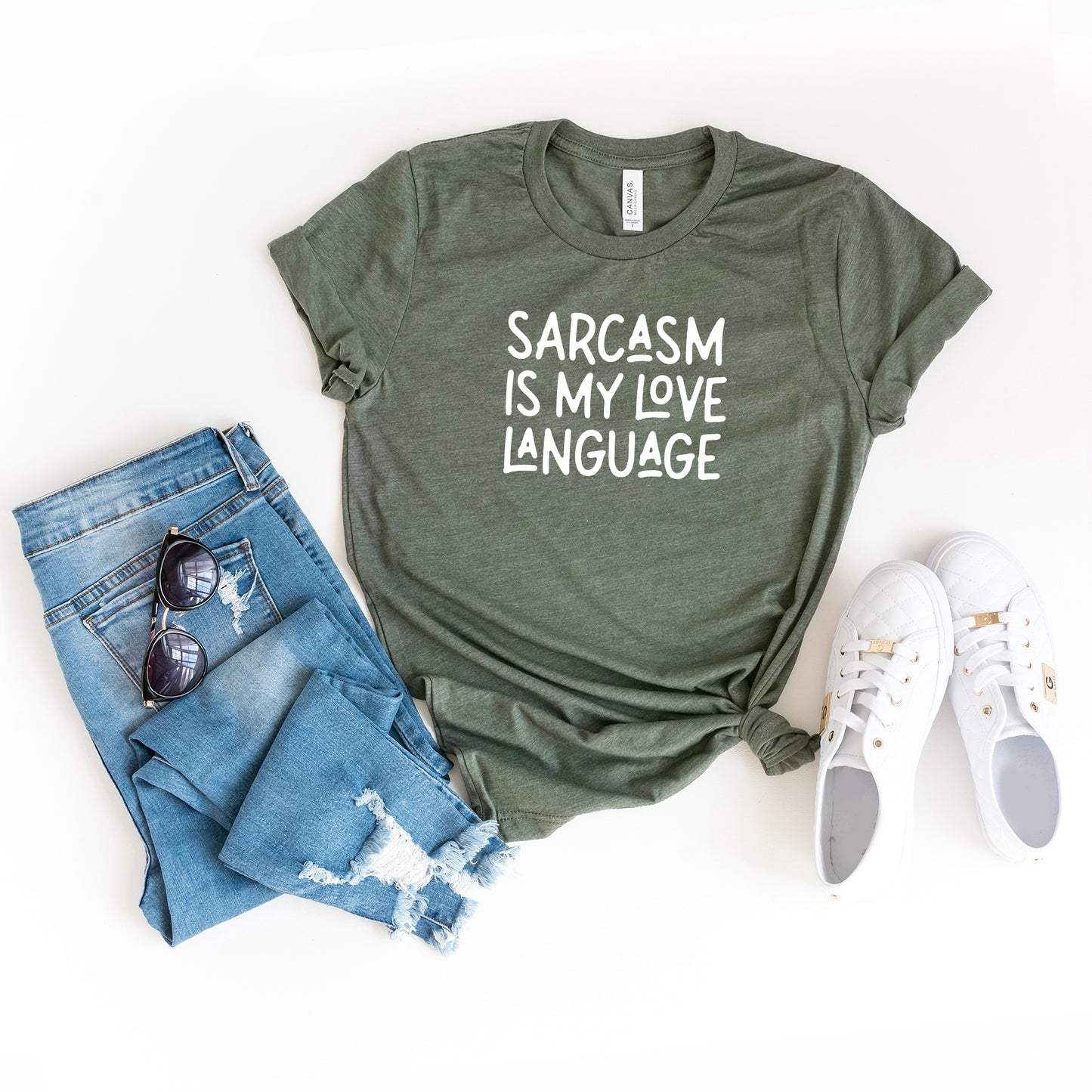 Sarcasm Is My Love Language | Short Sleeve Graphic Tee