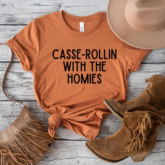 Casse-Rollin With The Homies | Short Sleeve Graphic Tee