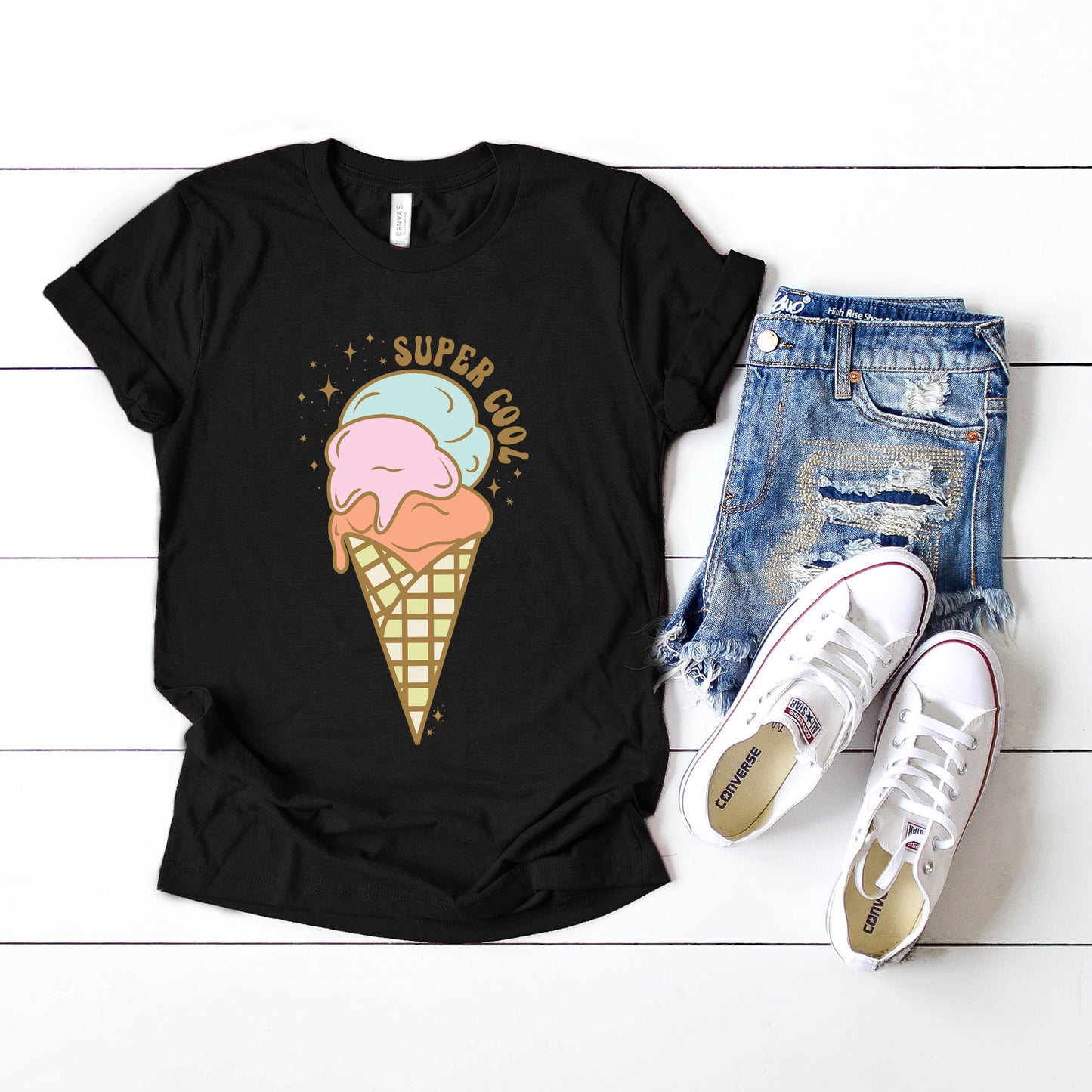 Super Cool Ice Cream | Short Sleeve Graphic Tee