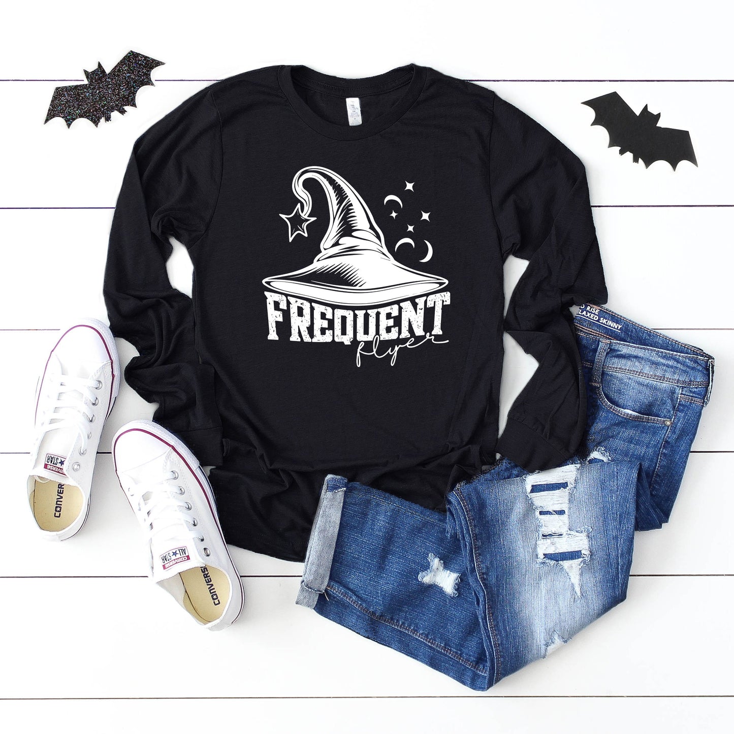 Frequent Flyer Hat | Long Sleeve Crew Neck