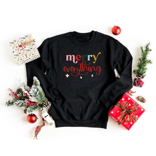 Merry Everything Colorful | Sweatshirt