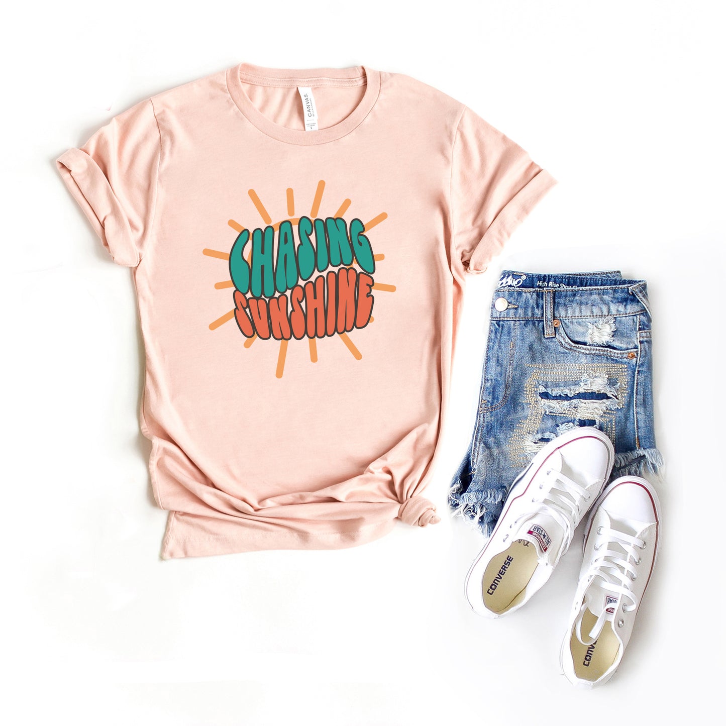 Chasing Sunshine Sun | Short Sleeve Graphic Tee