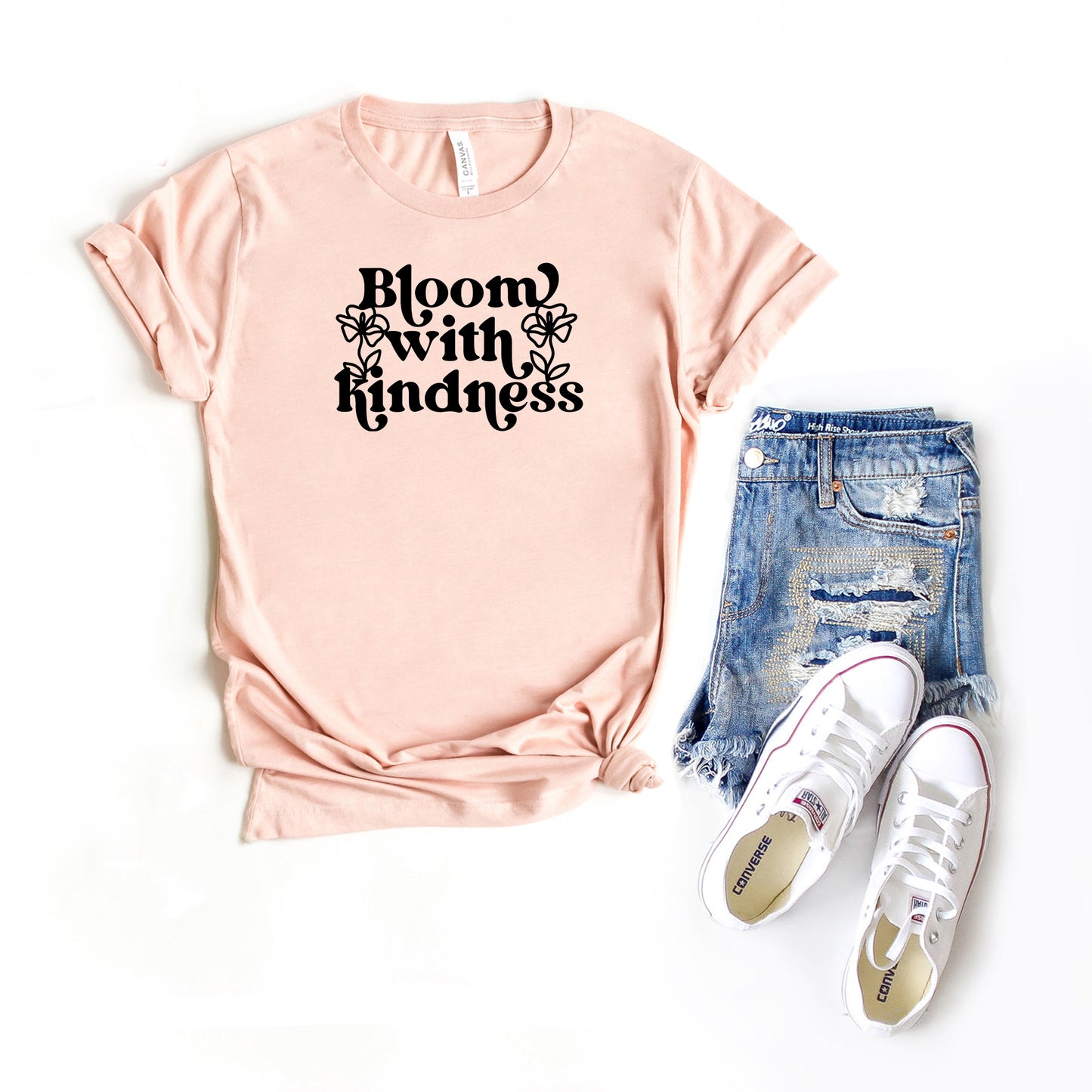 Bloom With Kindness | Short Sleeve Graphic Tee