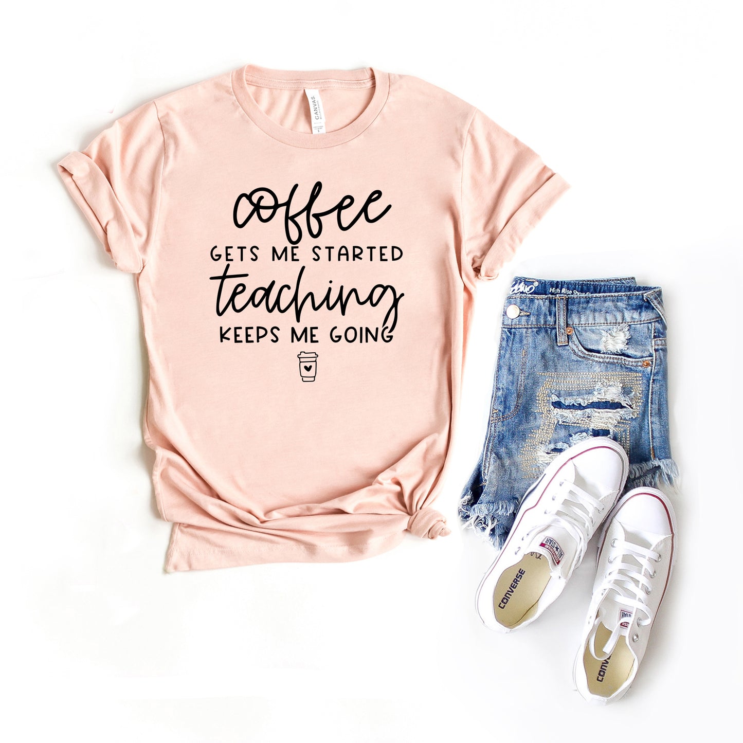 Keeps Me Going Coffee | Short Sleeve Graphic Tee