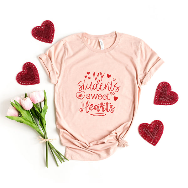 My Students Are Sweet Hearts | Short Sleeve Graphic Tee