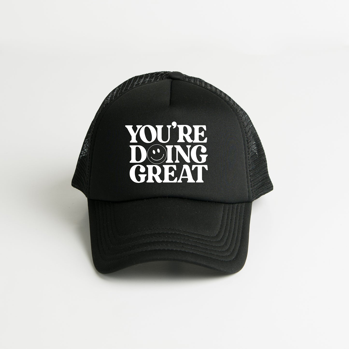 You're Doing Great Smiley Face | Foam Trucker Hat