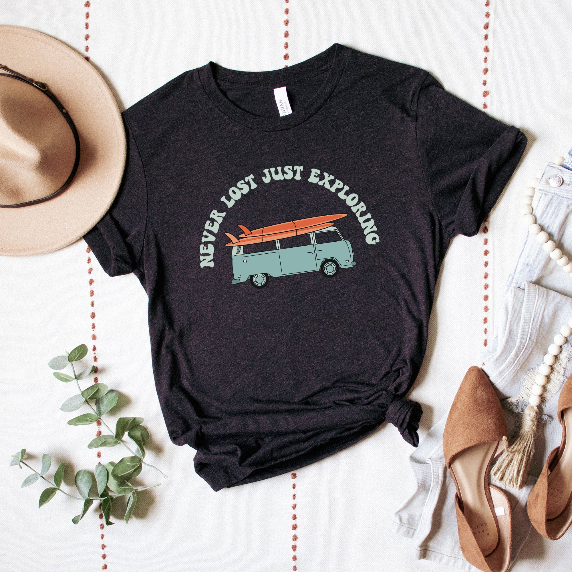 Never Lost Light Blue | Short Sleeve Graphic Tee