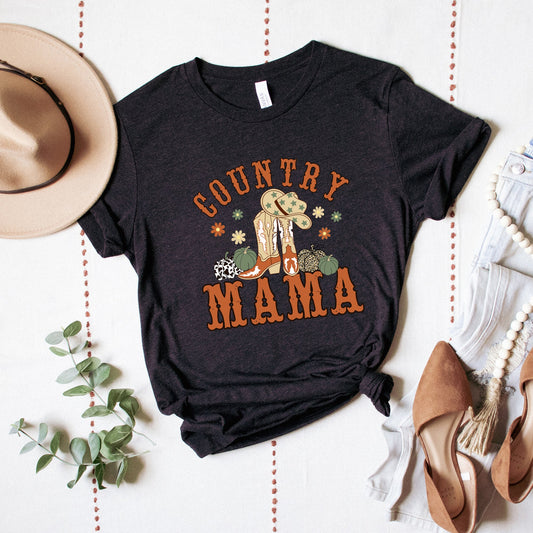 Country Mama Boots | Short Sleeve Crewneck