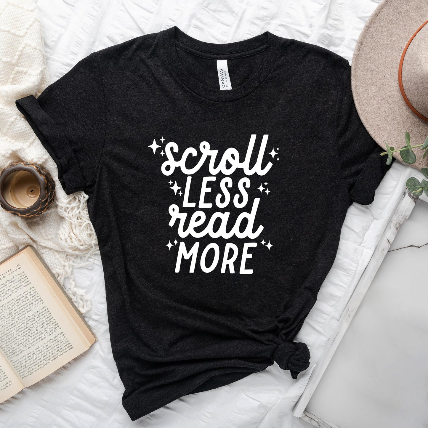 Scroll Less Read More | Short Sleeve Graphic Tee