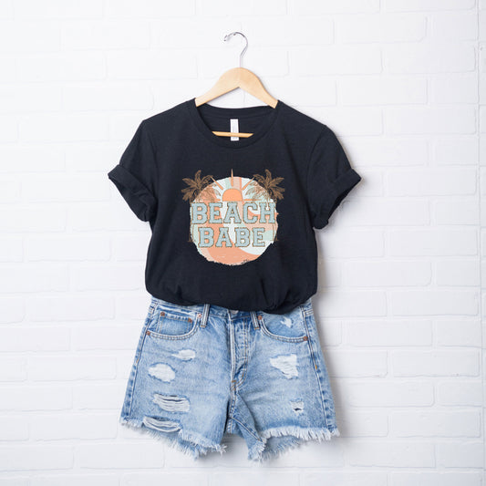 Beach Babe Circle | Short Sleeve Graphic Tee