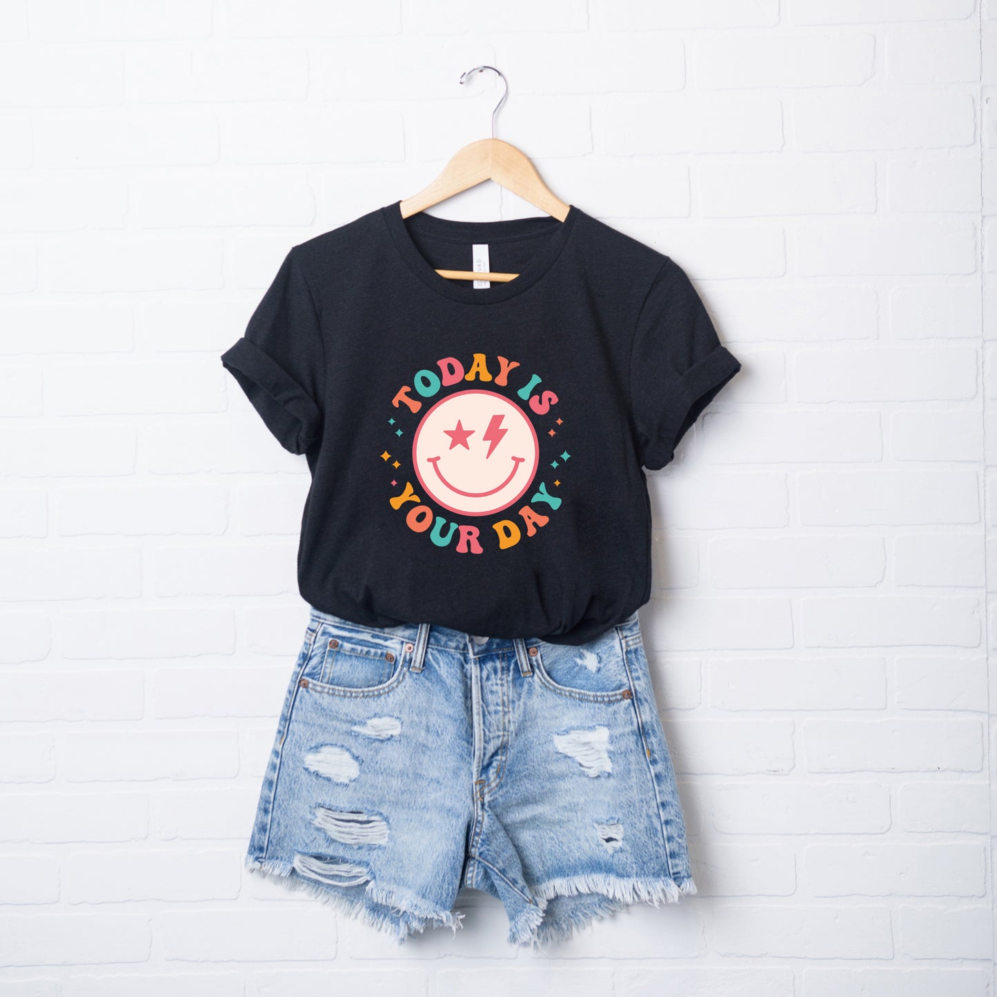 Today is Your Day Bold Smile | Short Sleeve Graphic Tee