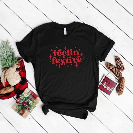 Whimsical Feelin Festive | Short Sleeve Graphic Tee