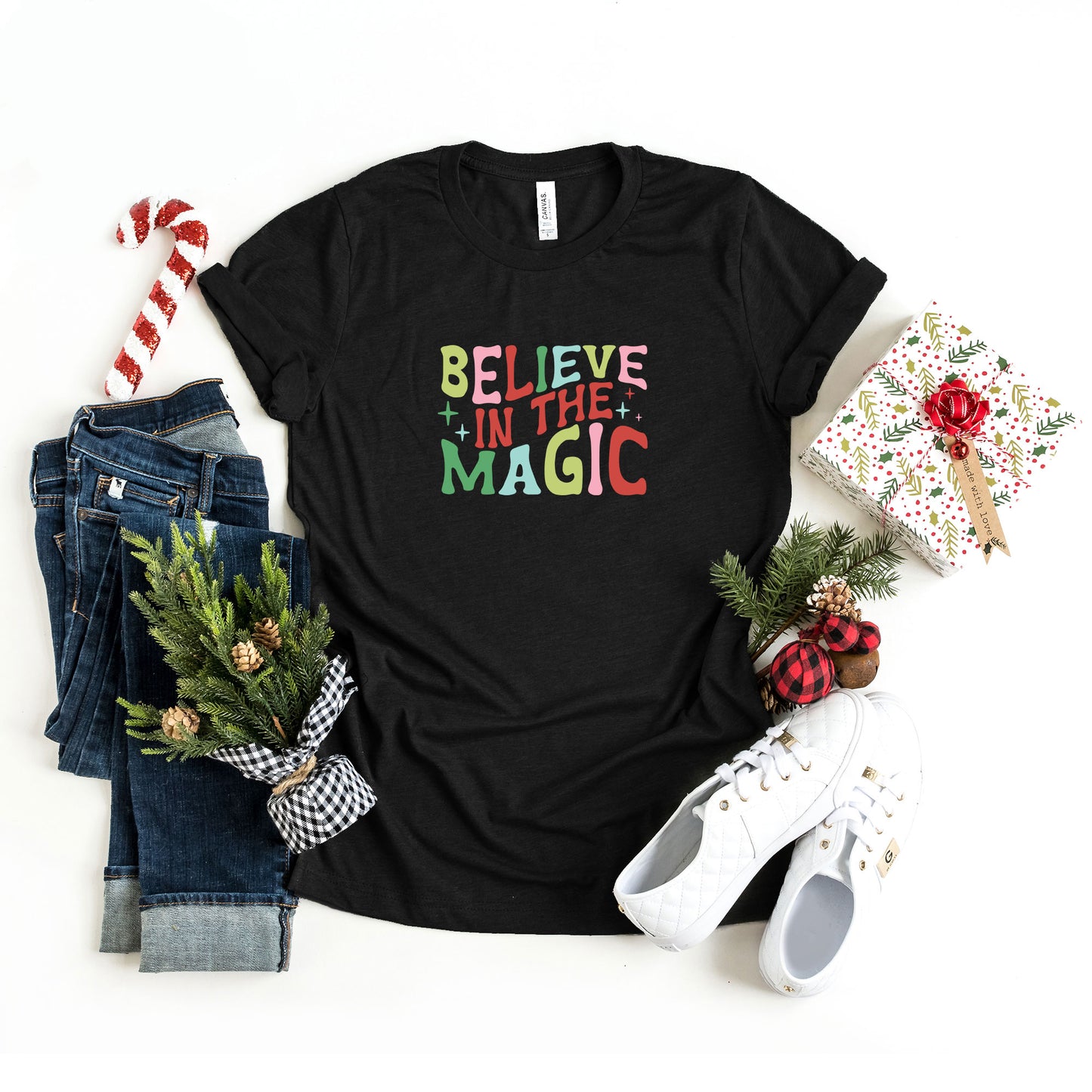Believe In The Magic - Colorful | Short Sleeve Graphic Tee