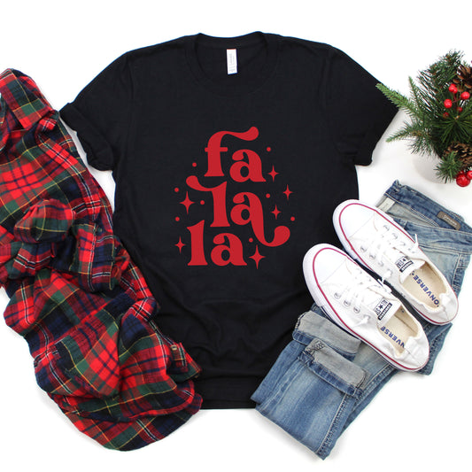Whimsical Fa La La | Short Sleeve Graphic Tee