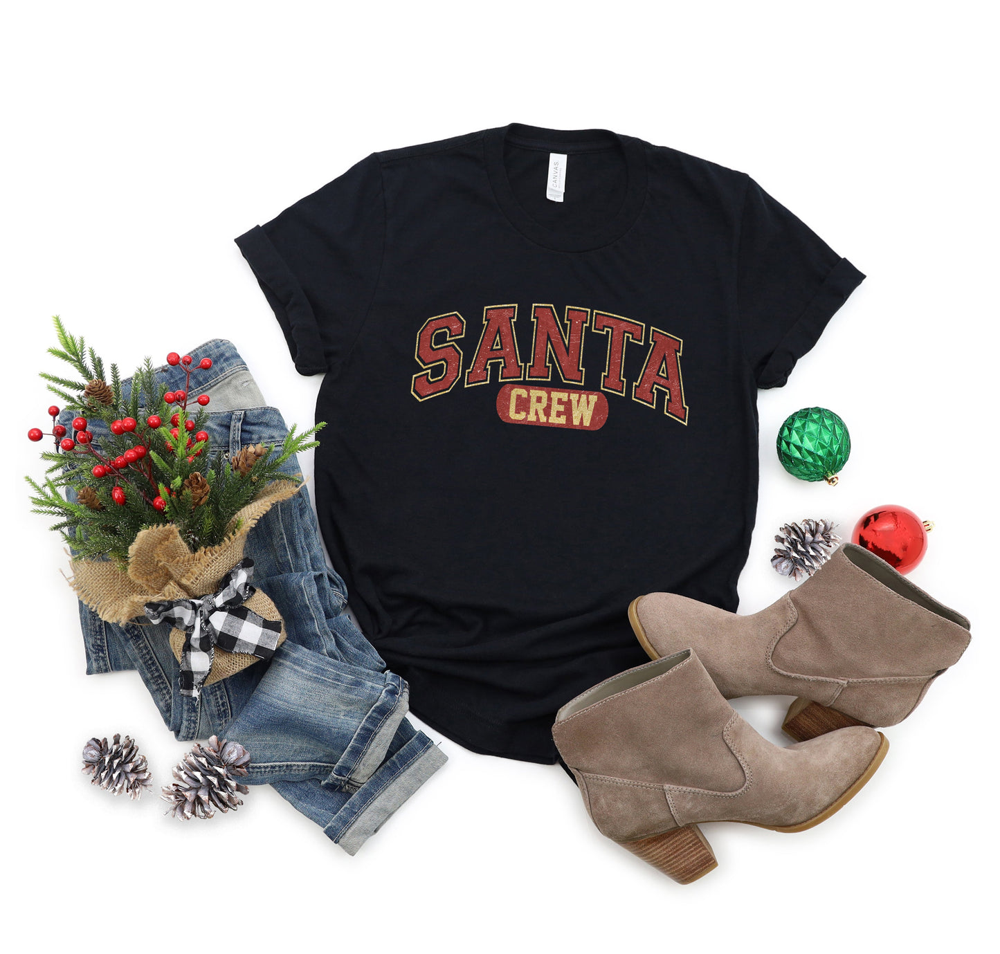 Santa Crew | Short Sleeve Crewneck