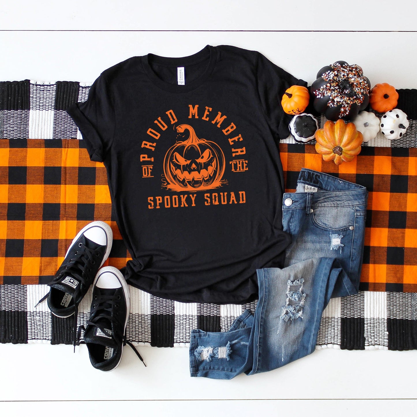 Proud Member Spooky Squad | Short Sleeve Crew Neck