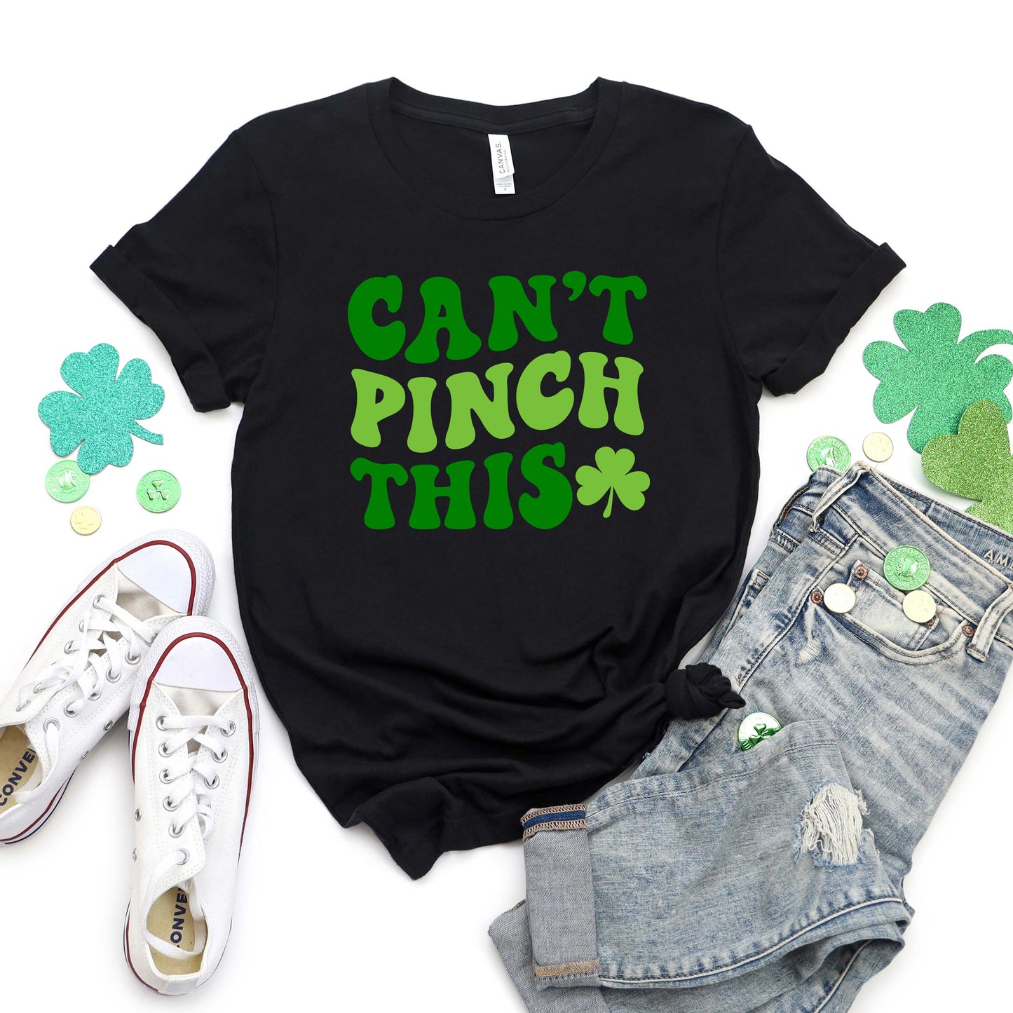 Can't Pinch This Shamrock | Short Sleeve Graphic Tee