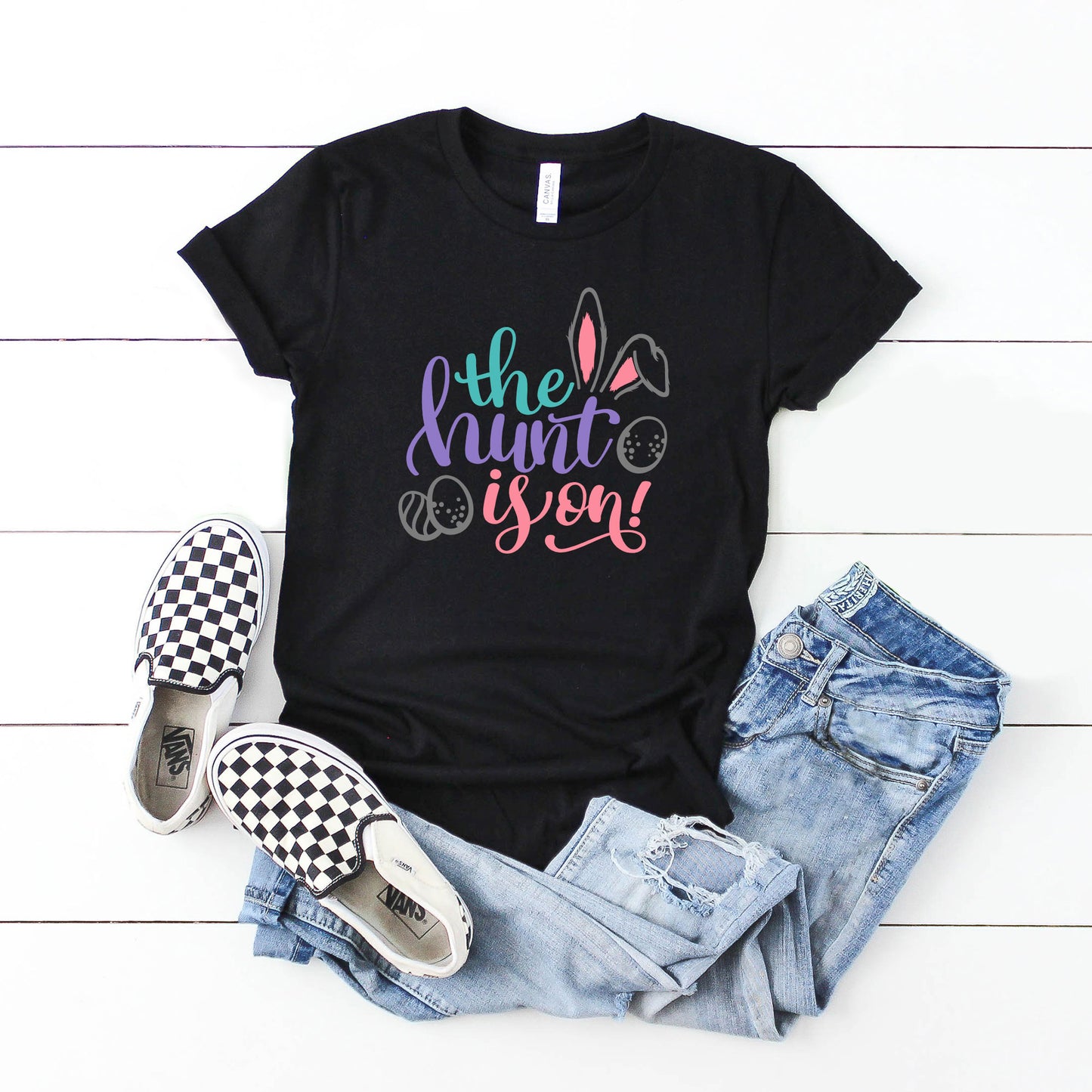 The Hunt Is On Easter | Youth Short Sleeve Graphic Tee
