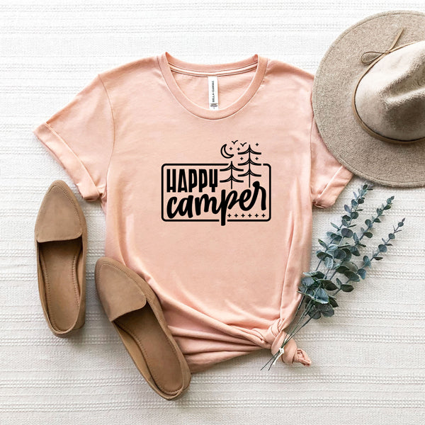 Happy Campers Trees Night | Short Sleeve Graphic Tee