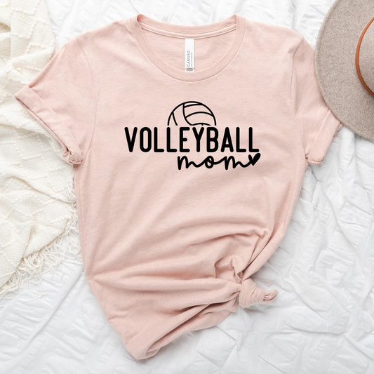 Volleyball Mom Ball | Short Sleeve Graphic Tee