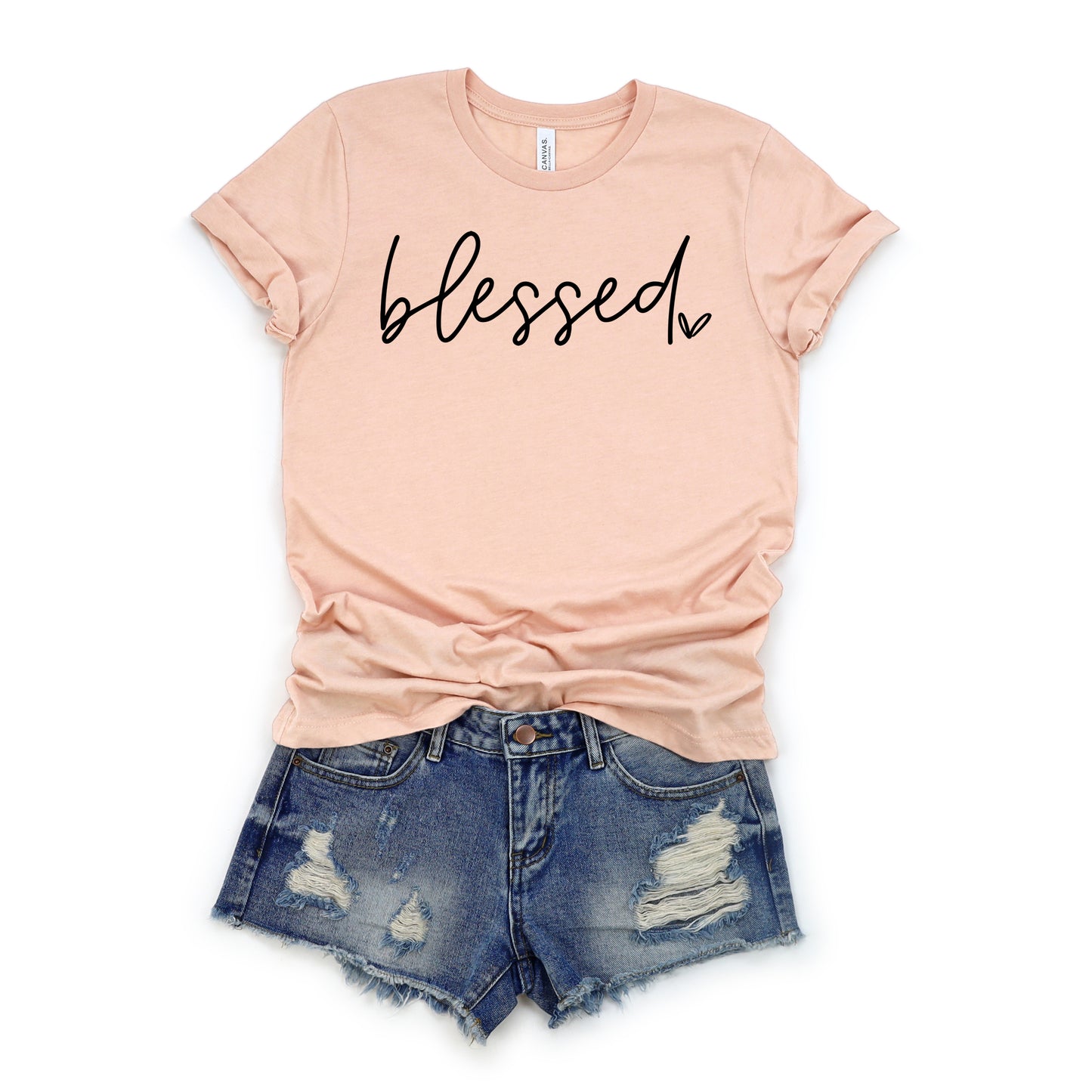 Blessed Heart | Short Sleeve Graphic Tee