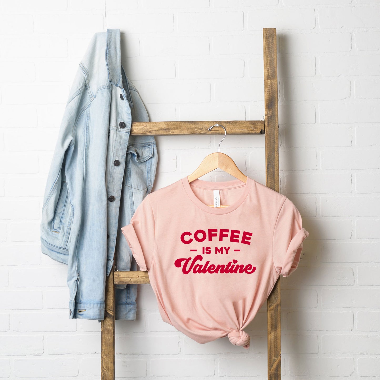 Coffee Is My Valentine | Short Sleeve Graphic Tee