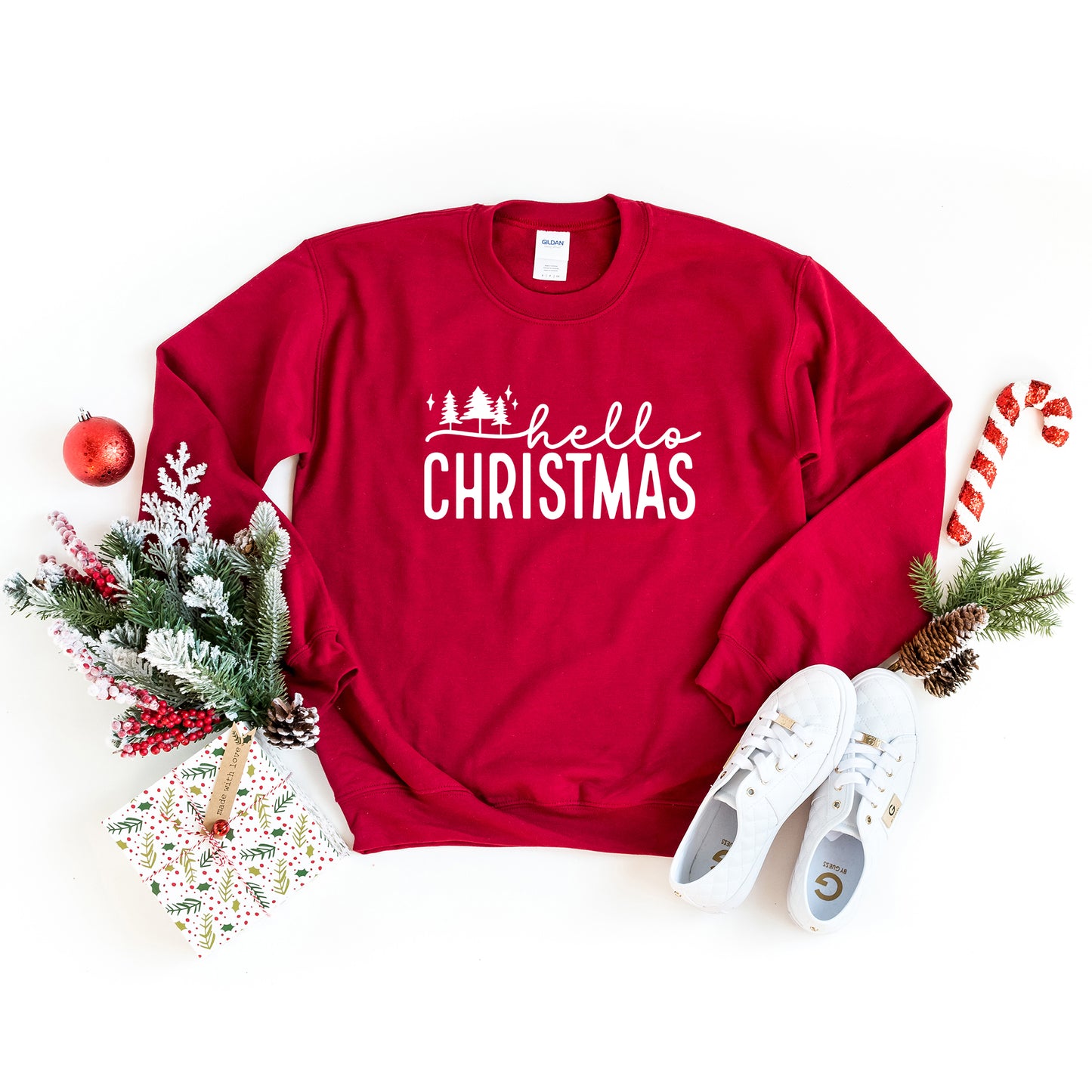 Hello Christmas Trees | Sweatshirt
