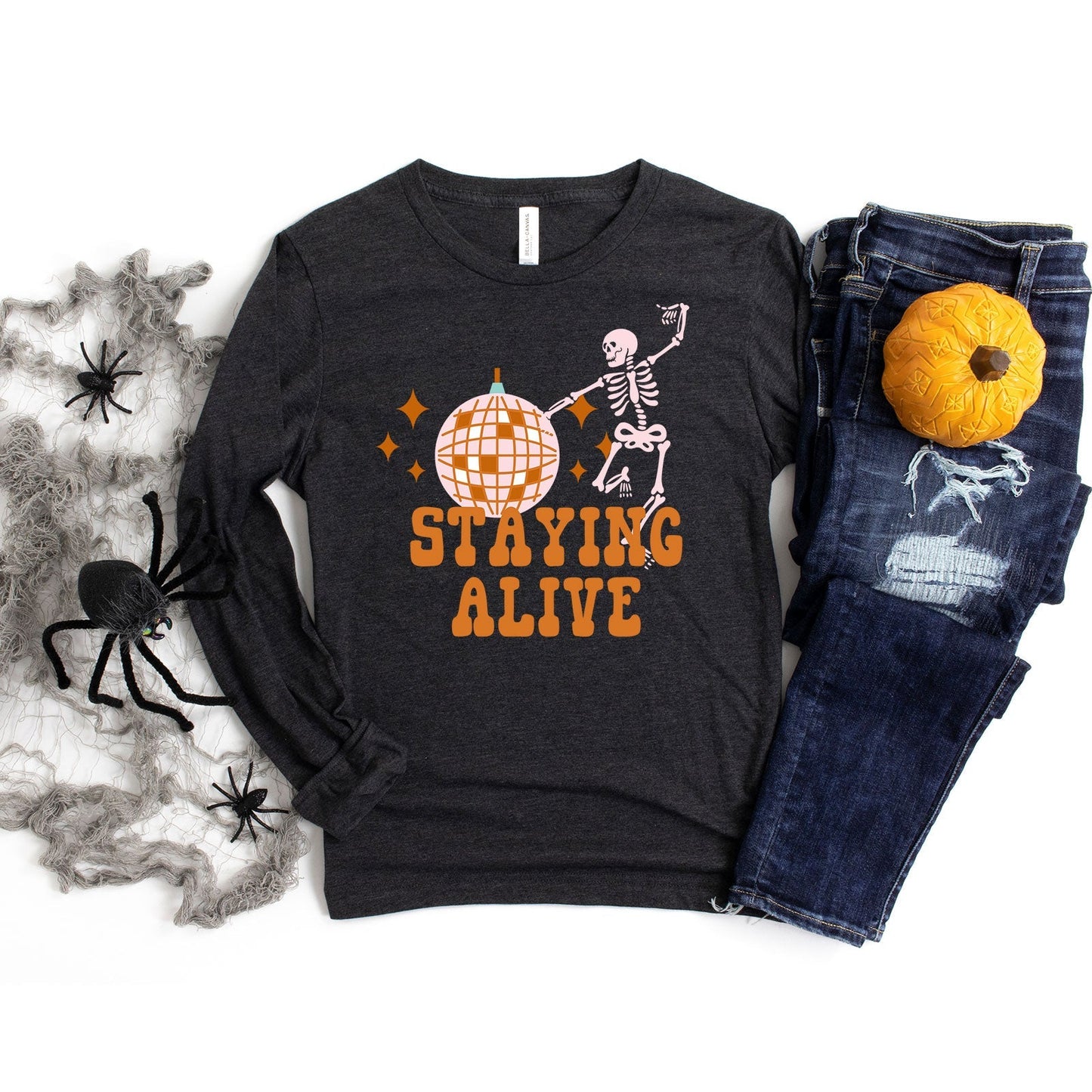 Staying Alive | Long Sleeve Crew Neck