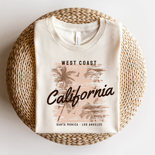 West Coast Santa Monica | Short Sleeve Graphic Tee