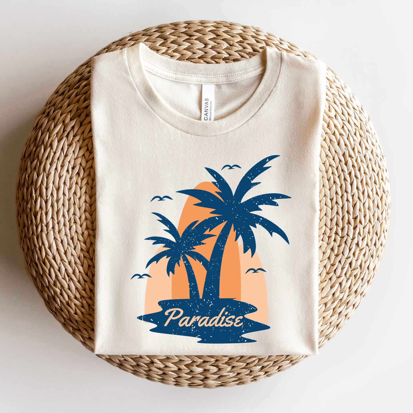 Paradise Palm Tree | Short Sleeve Graphic Tee