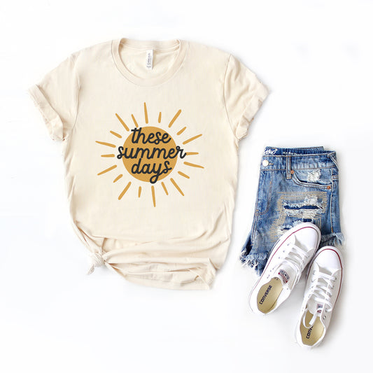 These Summer Days Sun | Short Sleeve Graphic Tee