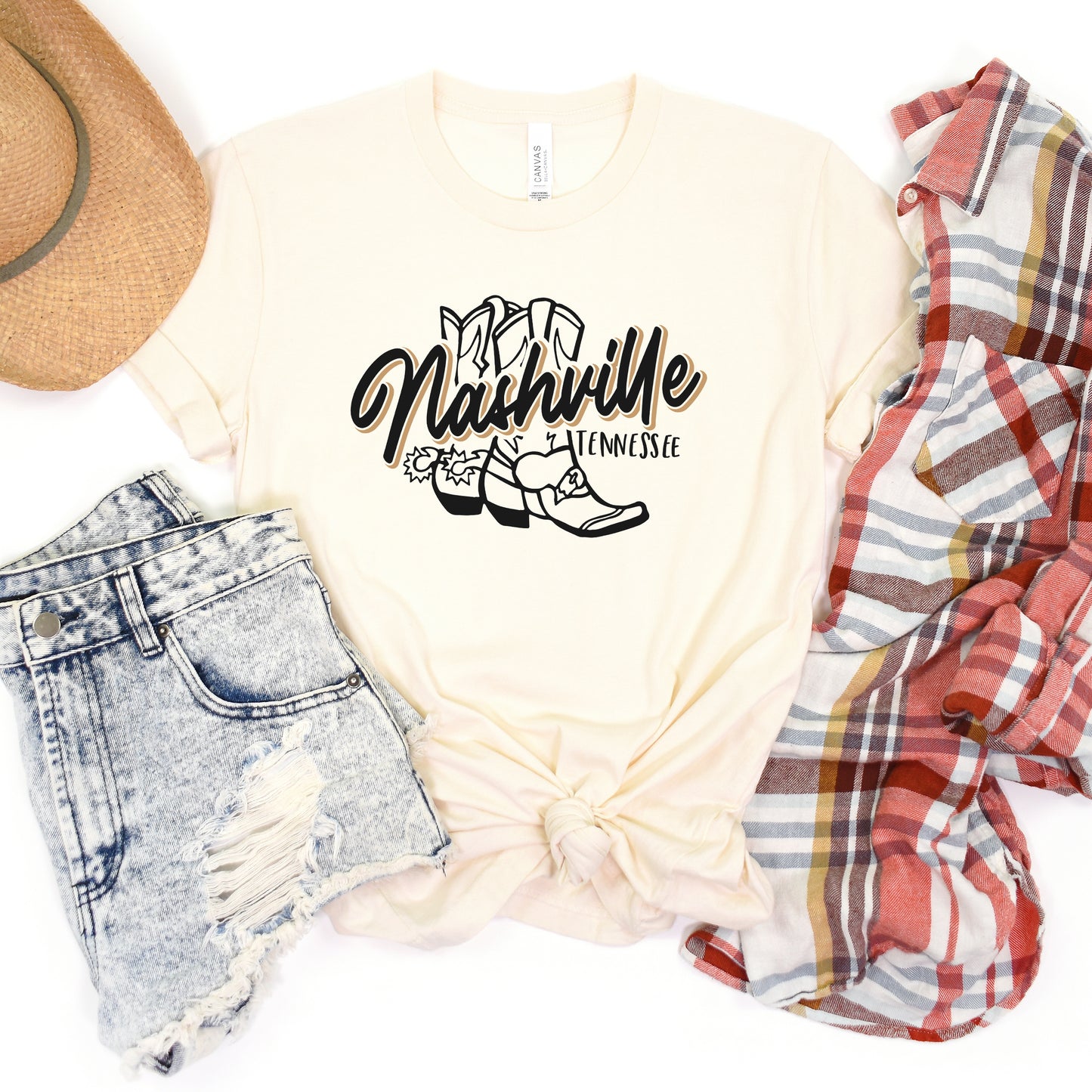 Nashville Tennessee Boots | Short Sleeve Graphic Tee