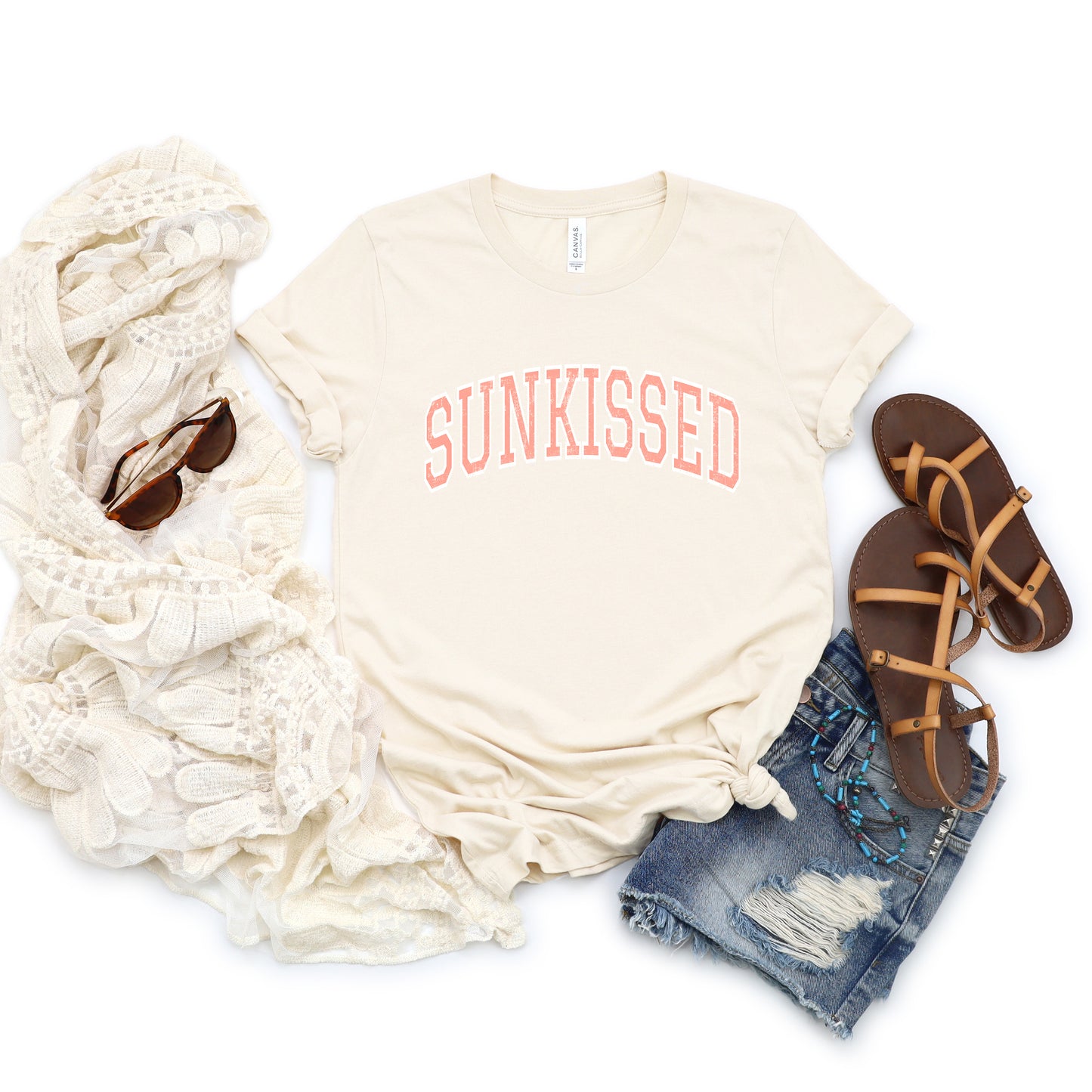 Distressed Sunkissed | Short Sleeve Graphic Tee