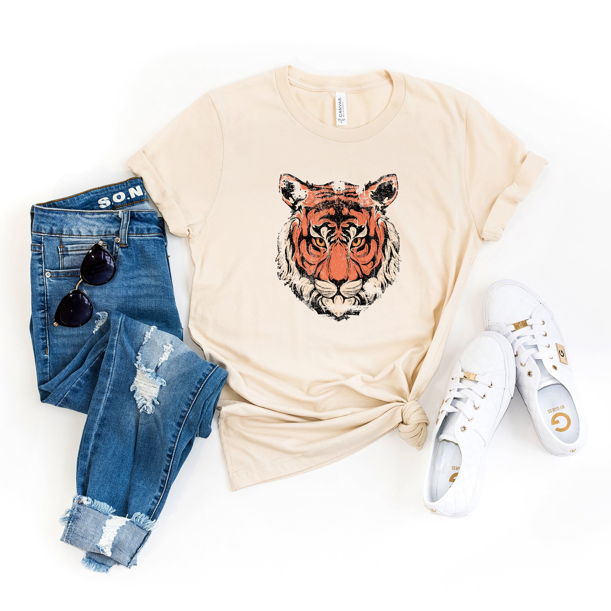 Tiger Face | Short Sleeve Graphic Tee