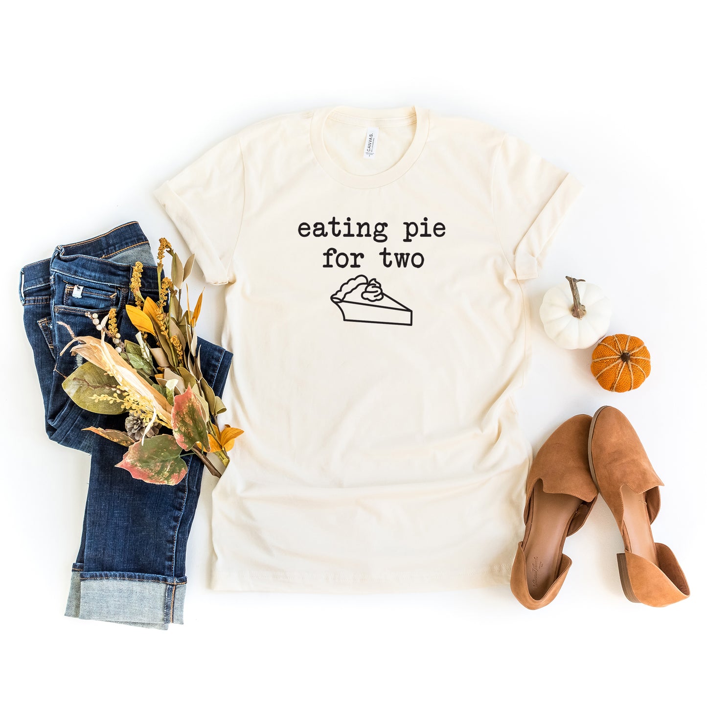 Eating Pie For Two | Short Sleeve Graphic Tee