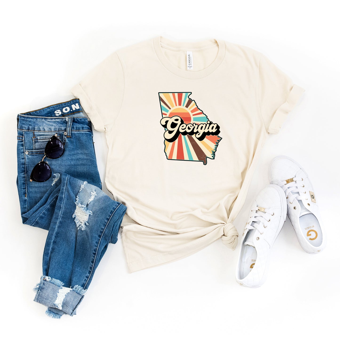 Retro Georgia | Short Sleeve Graphic Tee