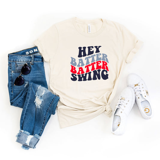 Batter Batter Swing Stacked | Short Sleeve Graphic Tee
