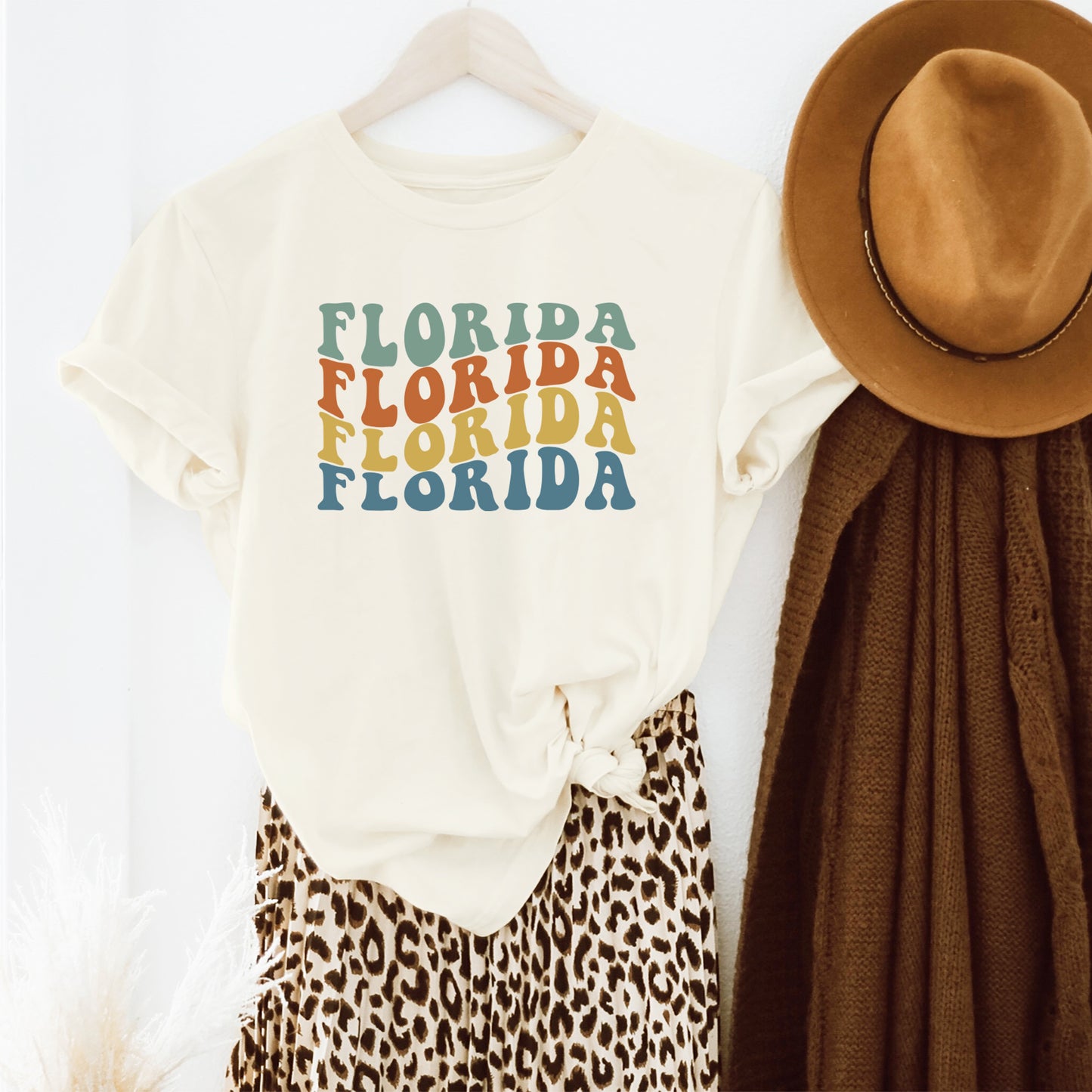 Florida Retro Wavy | Short Sleeve Graphic Tee
